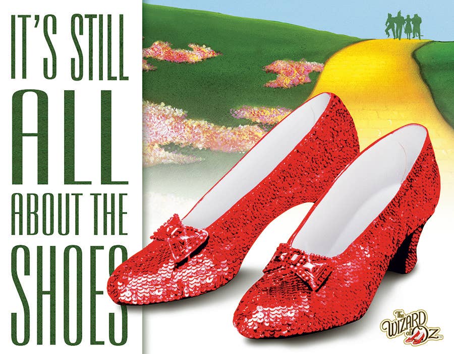 WOZ - About the Shoes Tin Sign
