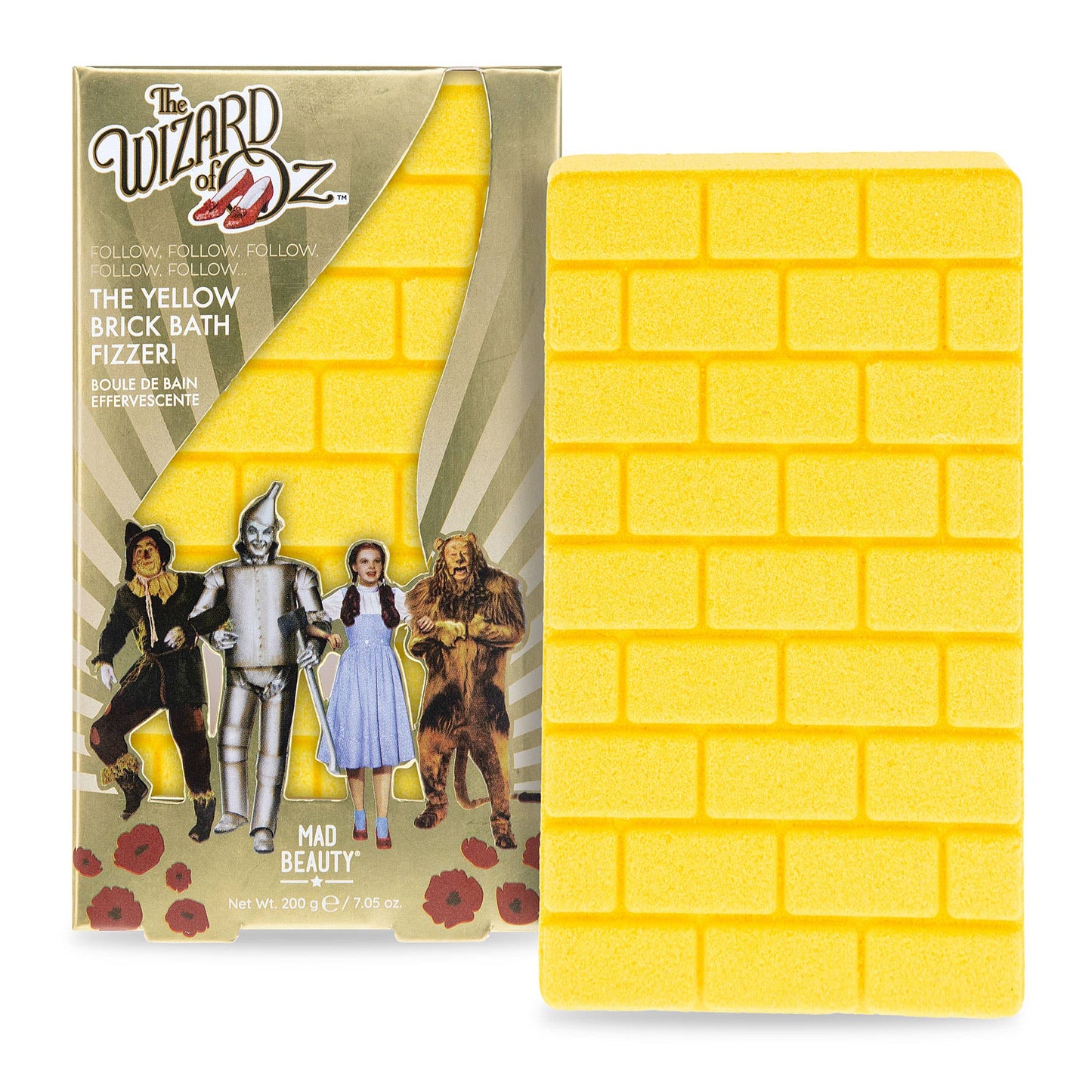 Mad Beauty Warner Wizard Of Oz Yellow Brick Fizzer
