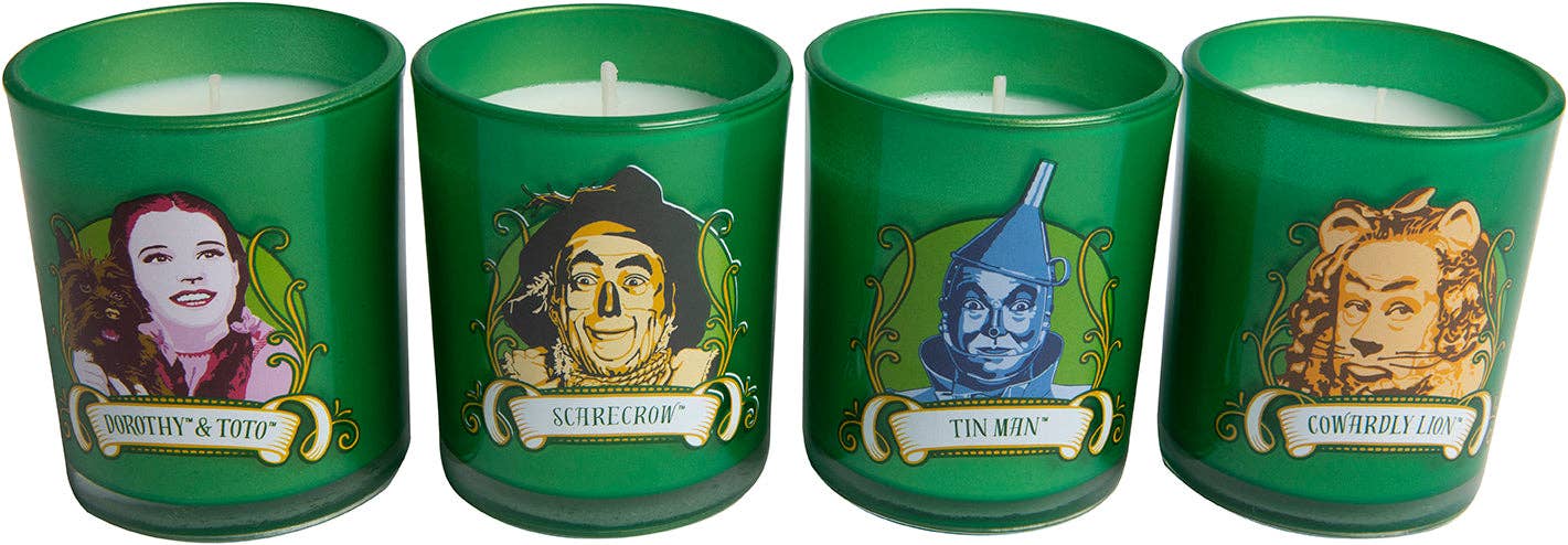 The Wizard of Oz Glass Votive Candle Set