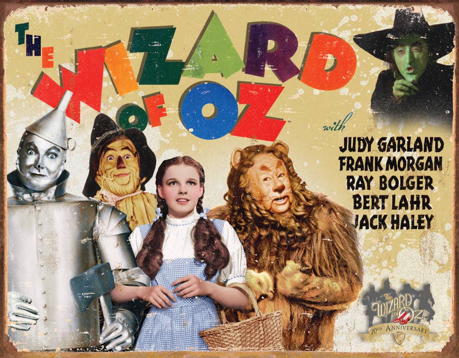 Wizard of OZ - 70th Anniv. Tin Sign