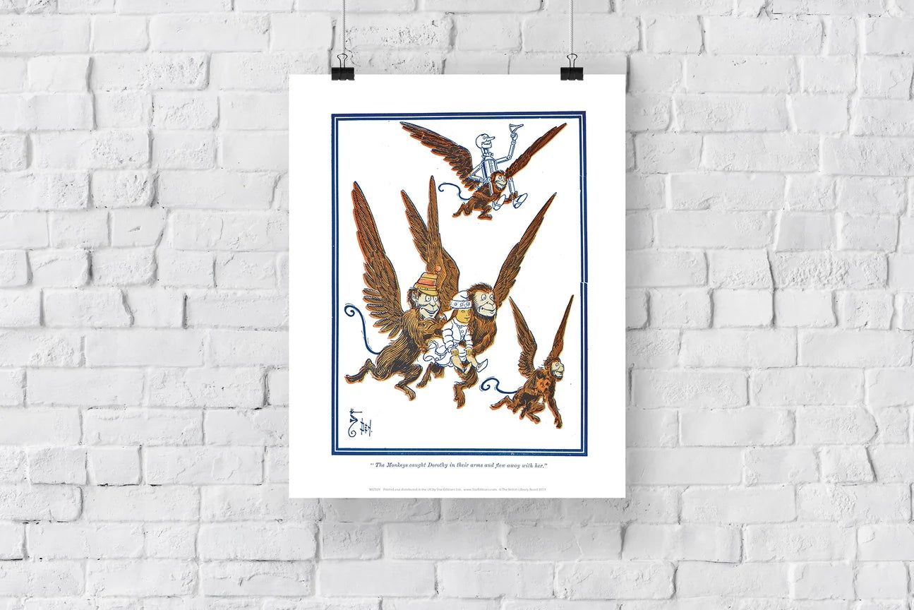 The Wonderful Wizard of Oz Collection- Flying Monkeys Art Print