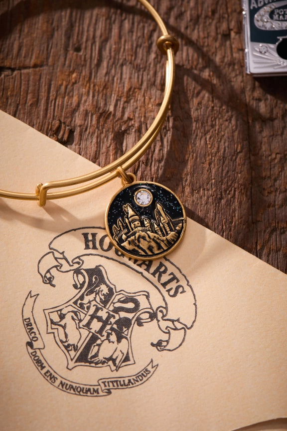 Harry Potter Hogwarts Castle Charm Bangle Bracelet