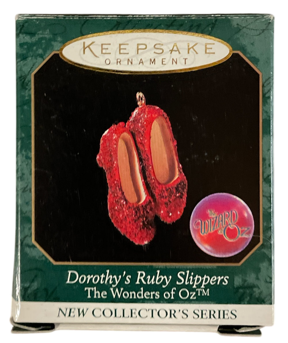 Dorothy's Ruby Slippers Ornament 1998 Hallmark Ornament