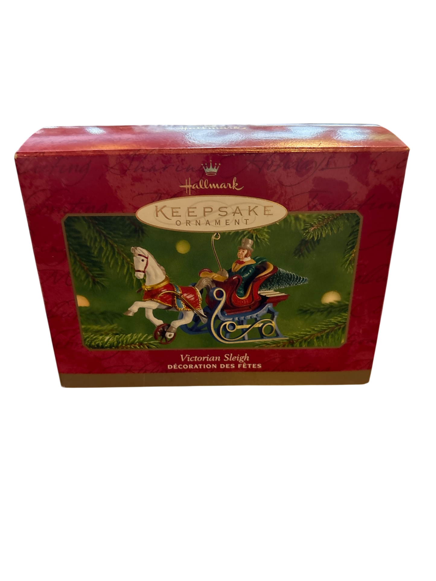 Hallmark Victorian Sleigh 2001 Keepsake Ornament