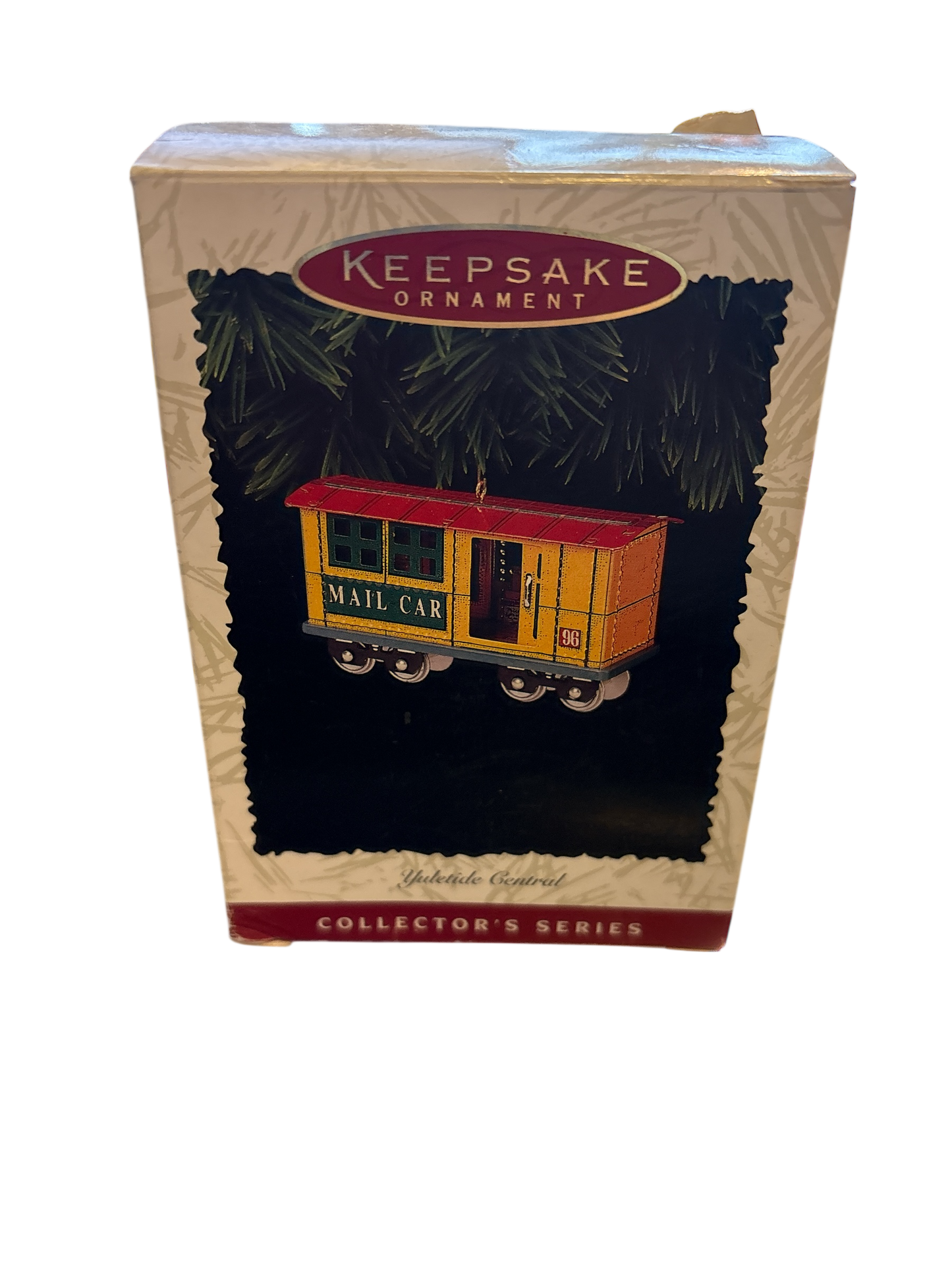 Hallmark Yuletide Central Mail Car 1996 Keepsake Ornament