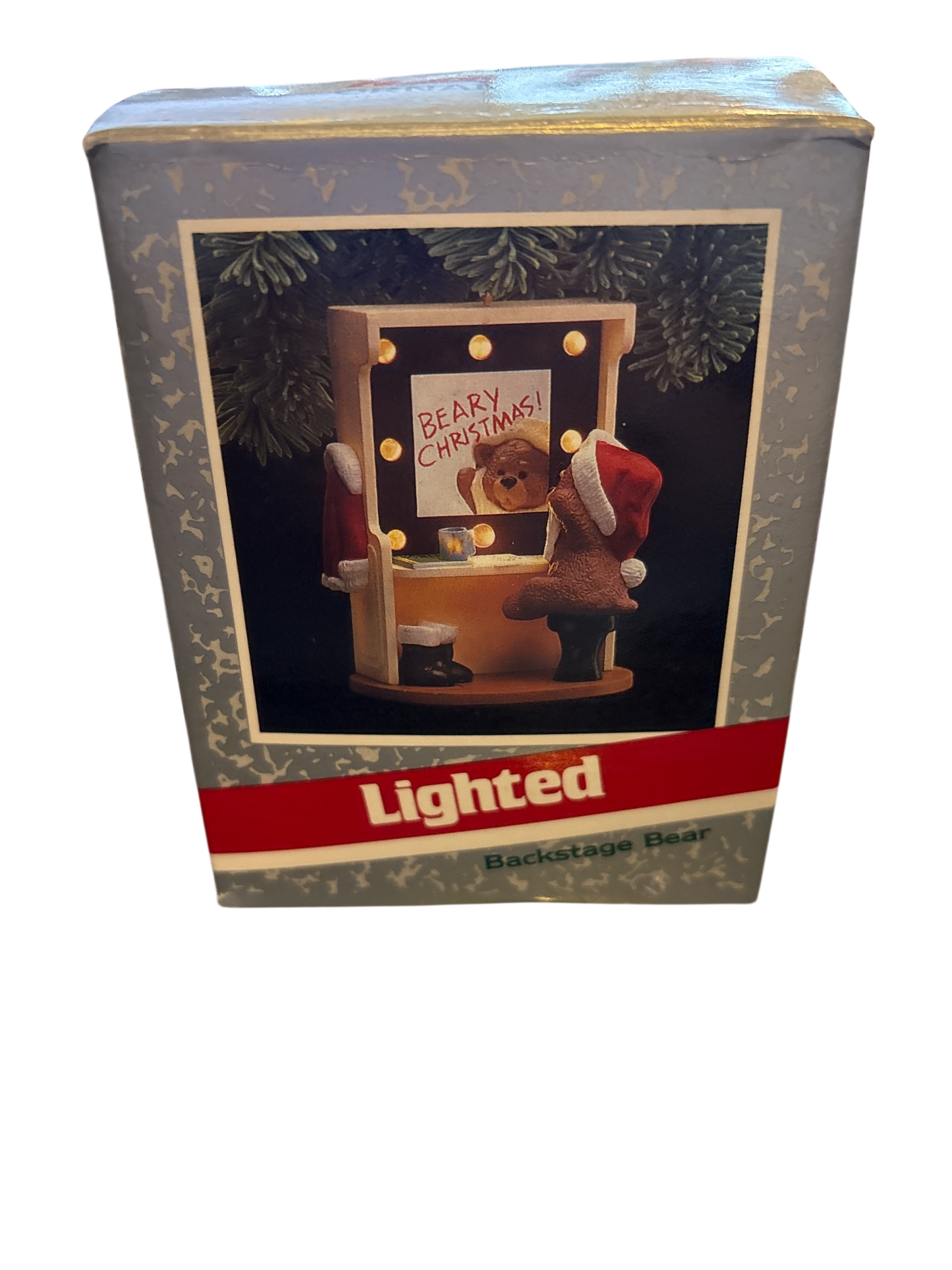 Hallmark Backstage Bear 1989 Keepsake Magic Ornament