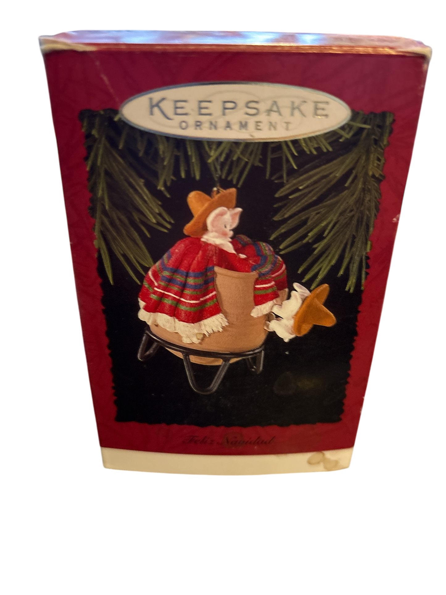 Hallmark Feliz Navidad 1996 Keepsake Ornament