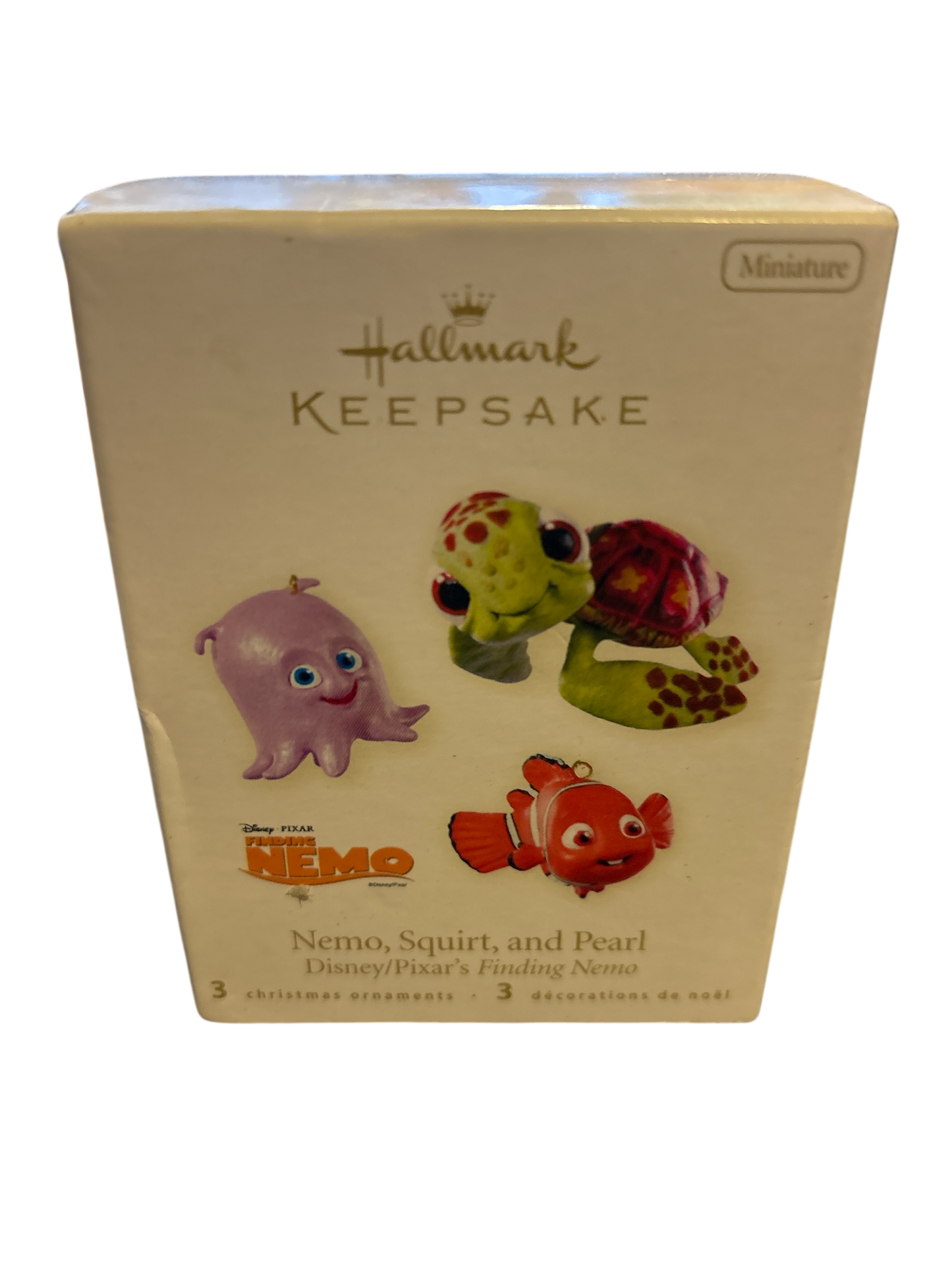 Hallmark Nemo, Squirt, and Pearl 2008 Keepsake Ornaments