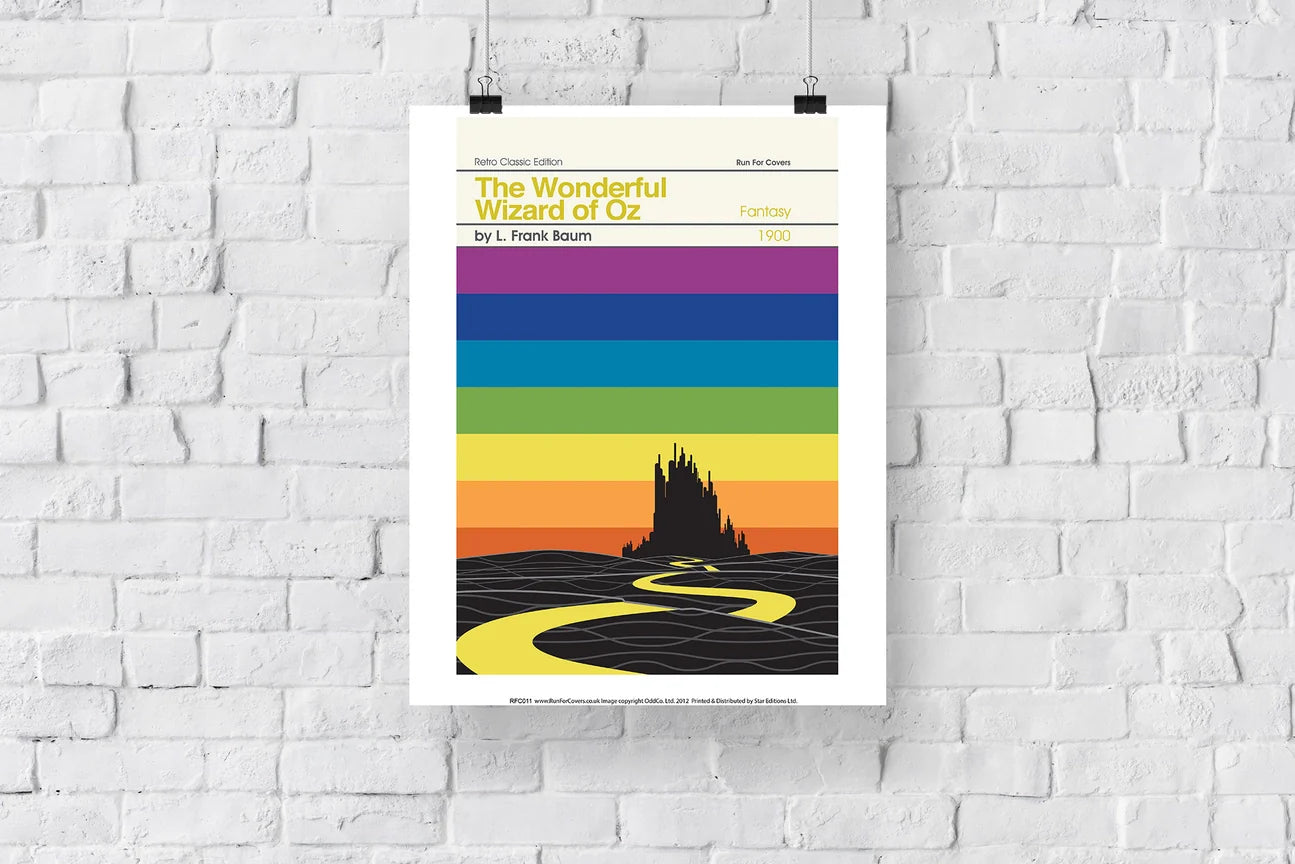 The Wonderful Wizard of Oz Rainbow Art Print
