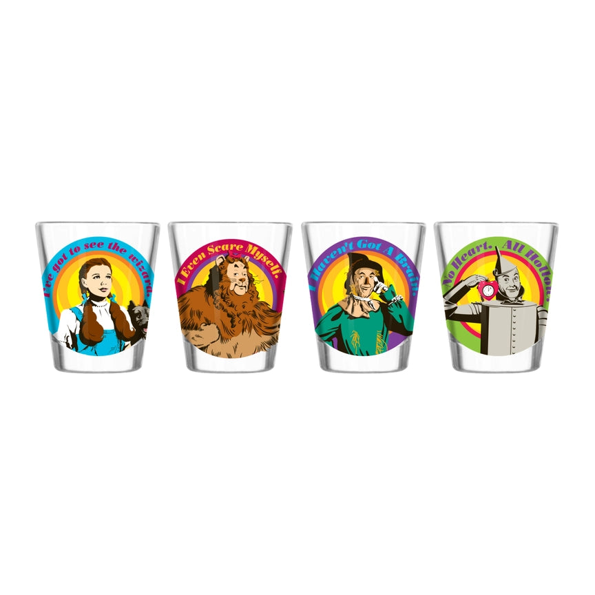 Wizard of Oz Group 4pc. 1.5oz Mini Glass Set