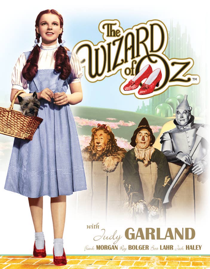 Wizard of OZ Dorothy with Toto Tin Sign