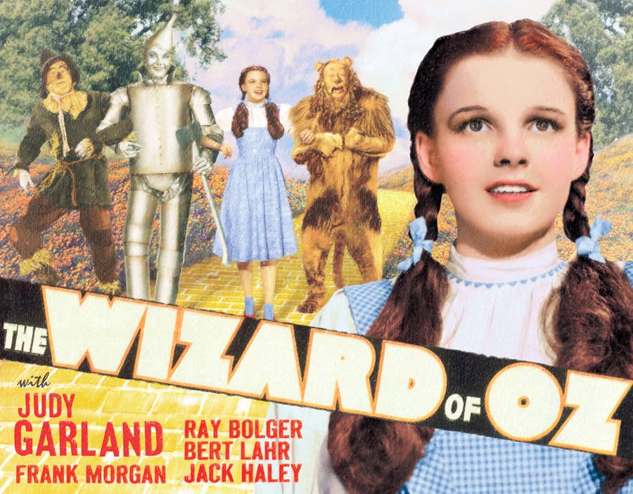 The Wizard of OZ - Yellow Brick Road Tin Sign