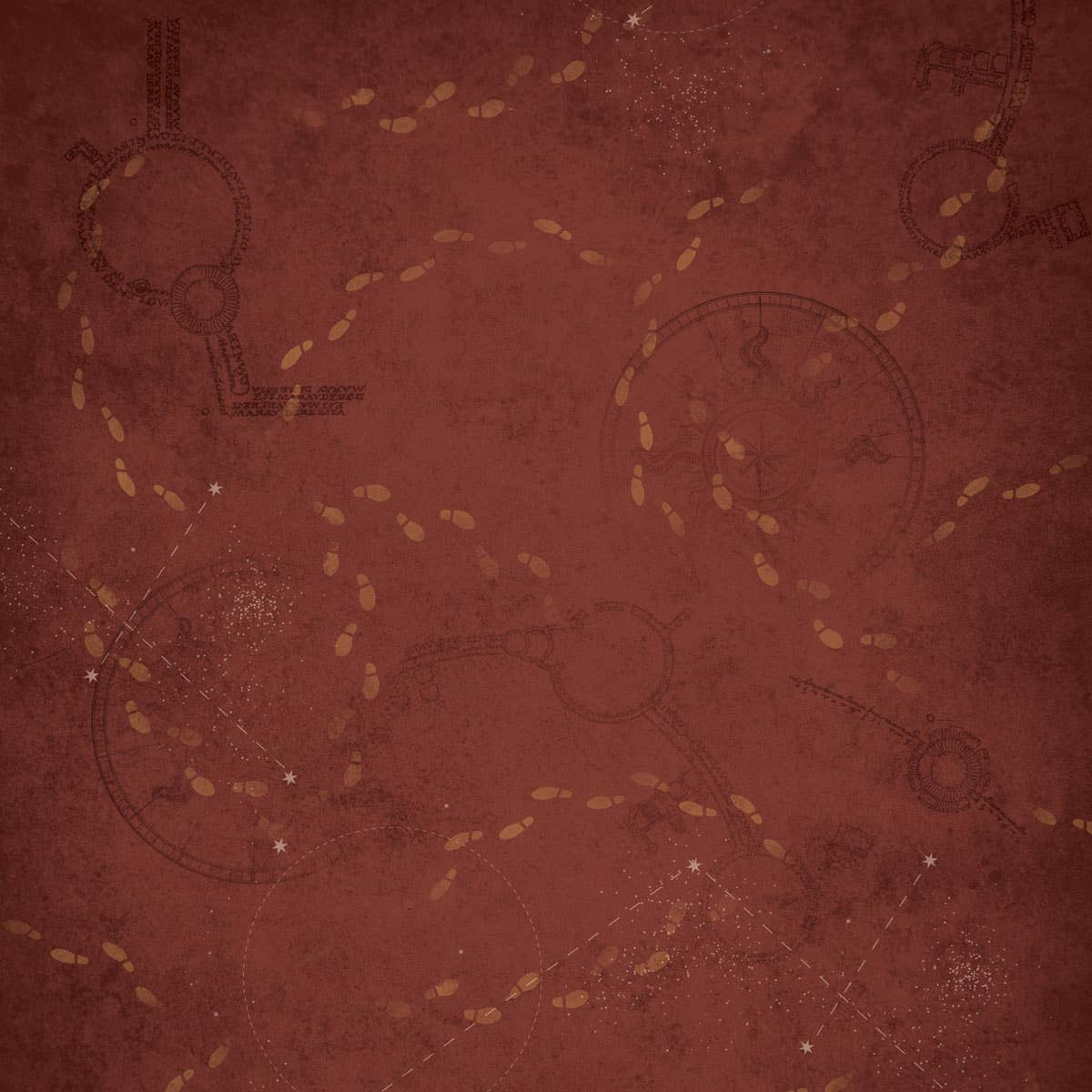 Harry Potter Marauder's Map 12 x 12 Scrapbook Paper