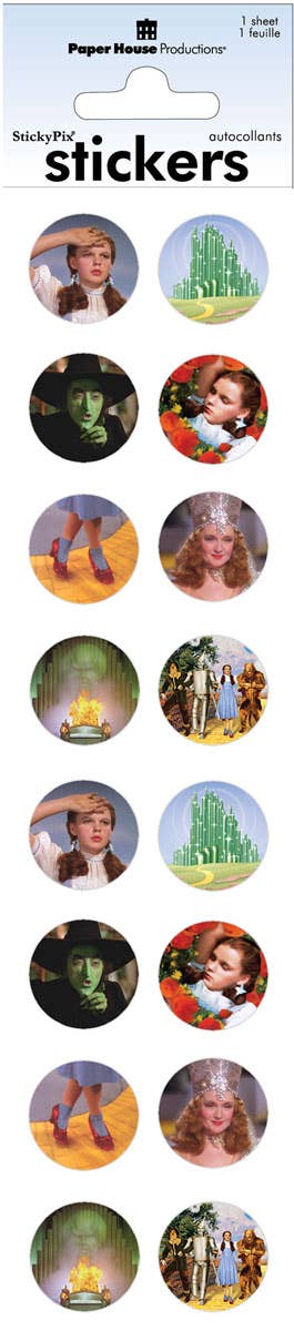 Wizard of Oz-Scenes 2" sticker