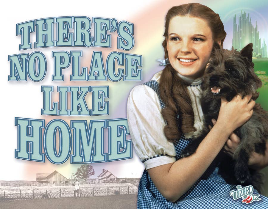 WOZ - No Place Like Home Tin Sign