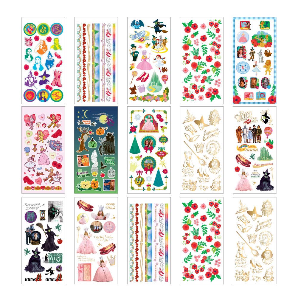 Wizard of Oz Sticker Book-515 Stickers