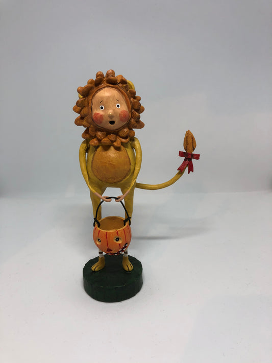 Wizard of Oz - Cowardly Lion King of the Jungle Handmade Resin Lori Mitchell Figurine