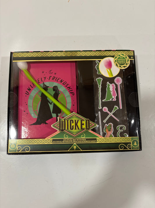 Wicked Unlikely Friendship Journal Set with Pen and Stickers