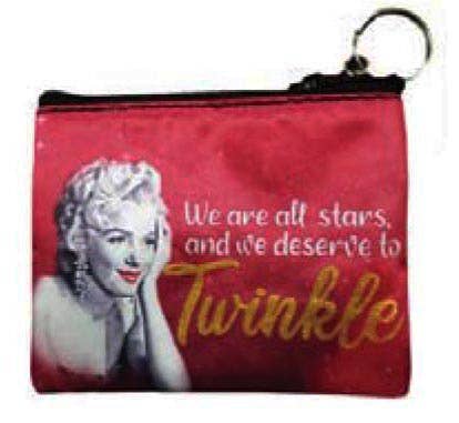 Marilyn Coin Purse Keychain - Twinkle