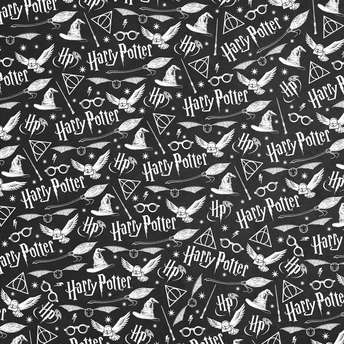 Harry Potter Pattern 12 x 12 Scrapbook Paper