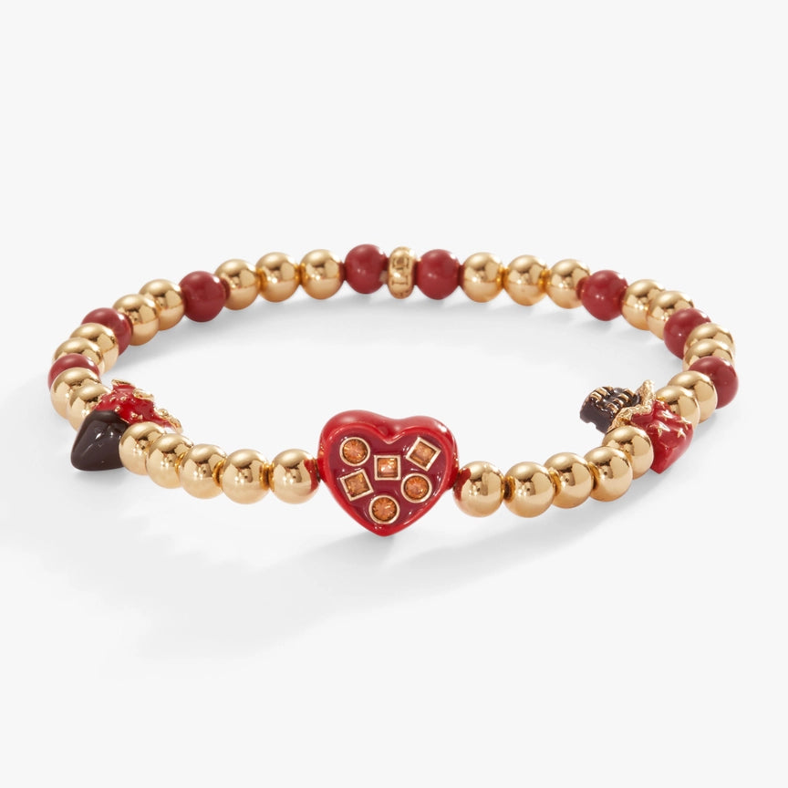 Chocolate is My Love Language Stretch Bracelet