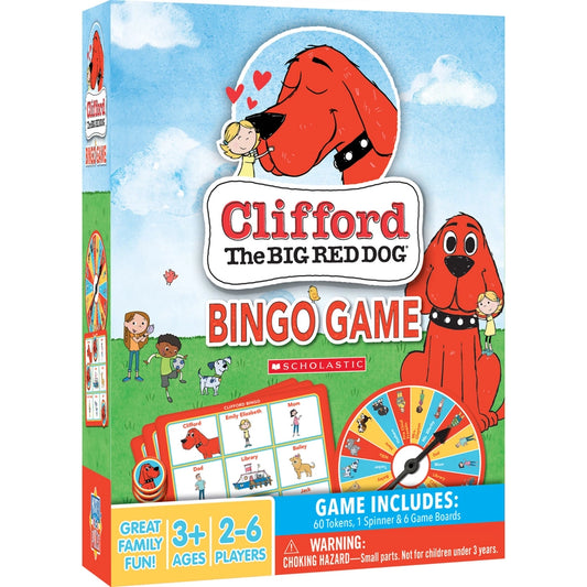 Clifford the Big Red Dog Bingo Game