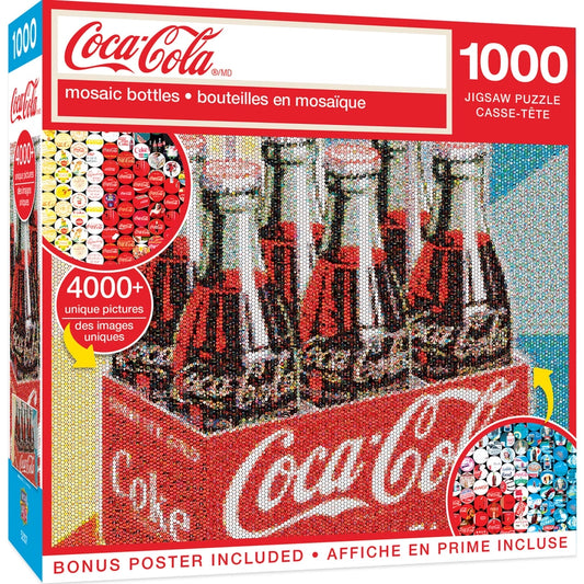 Coca-Cola Mosaic Bottles 1000 piece Jigsaw Puzzle