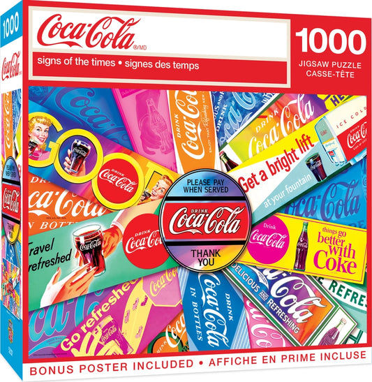 Coca-Cola Signs of the Times 1000 piece Jigsaw Puzzle