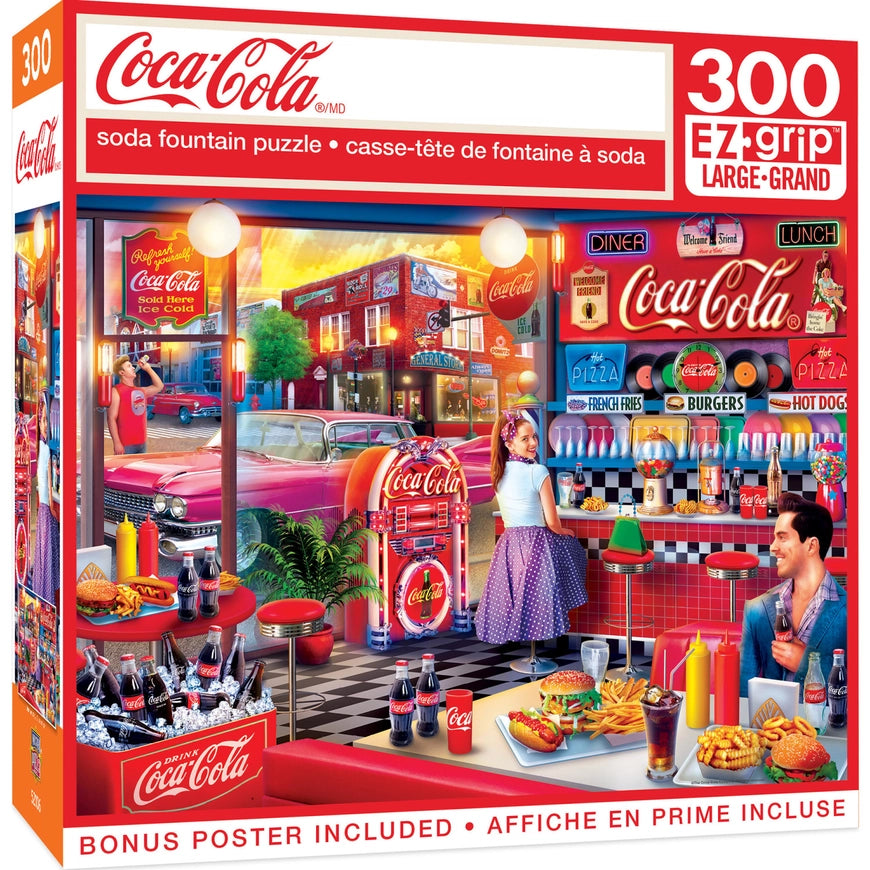 Coca-Cola Soda Fountain 300 piece Jigsaw Puzzle