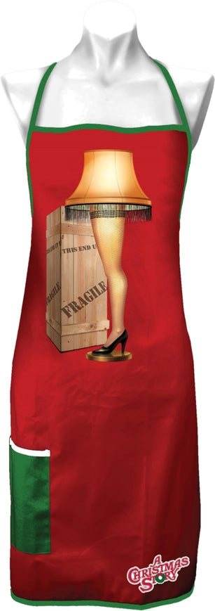 A Christmas Story Leg Lamp Apron