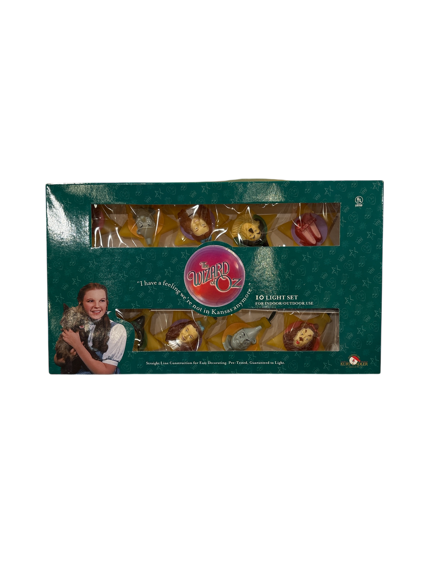 Wizard of Oz Characters on Stars 10 Holiday Light Set