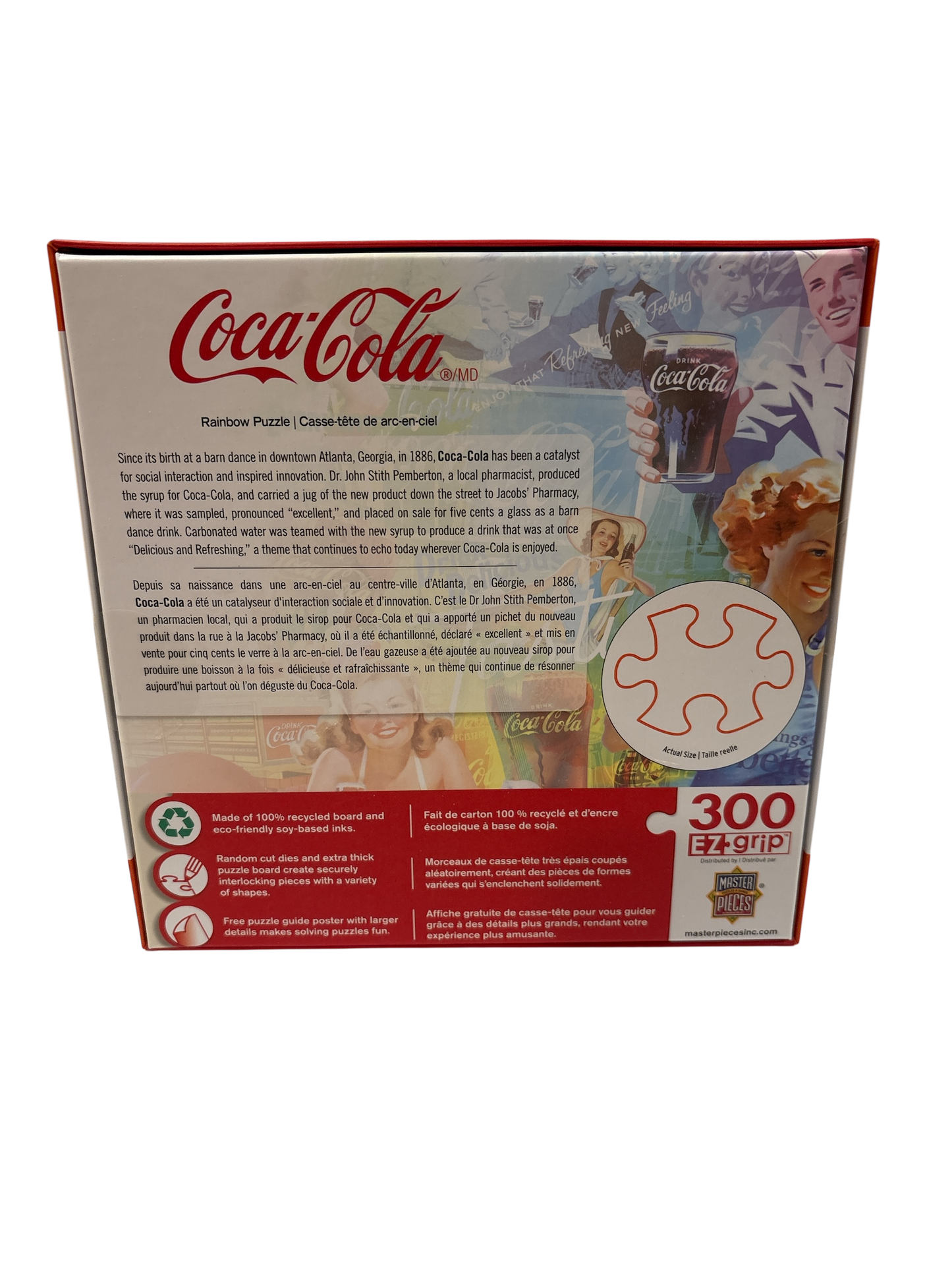 Coca-Cola Rainbow 300 Large piece Puzzle