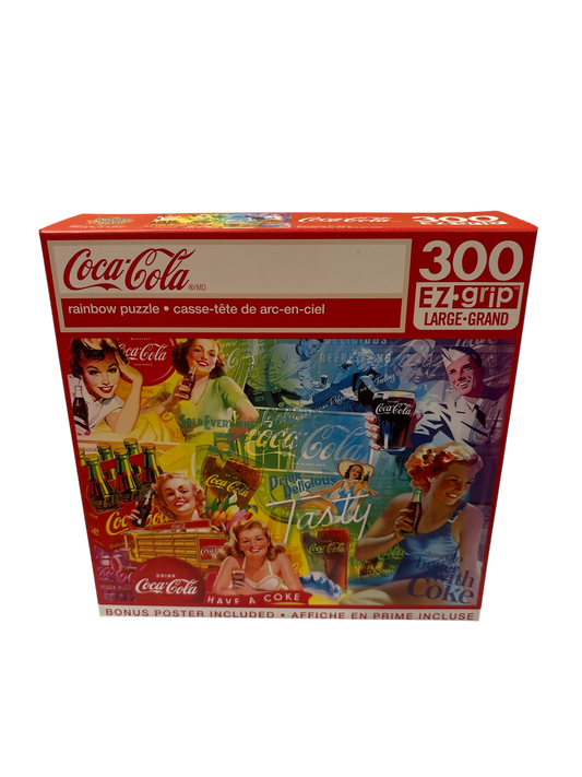 Coca-Cola Rainbow 300 Large piece Puzzle