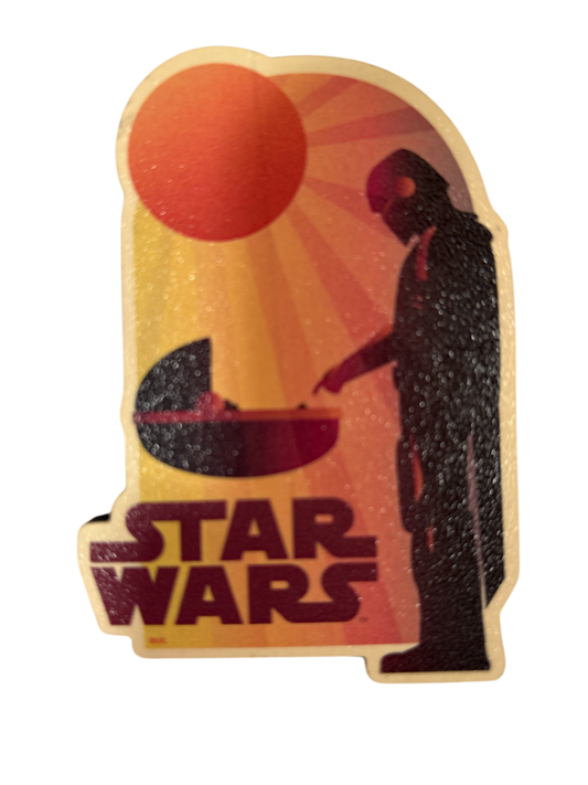 Star Wars The Child Sunset Chunky Magnet
