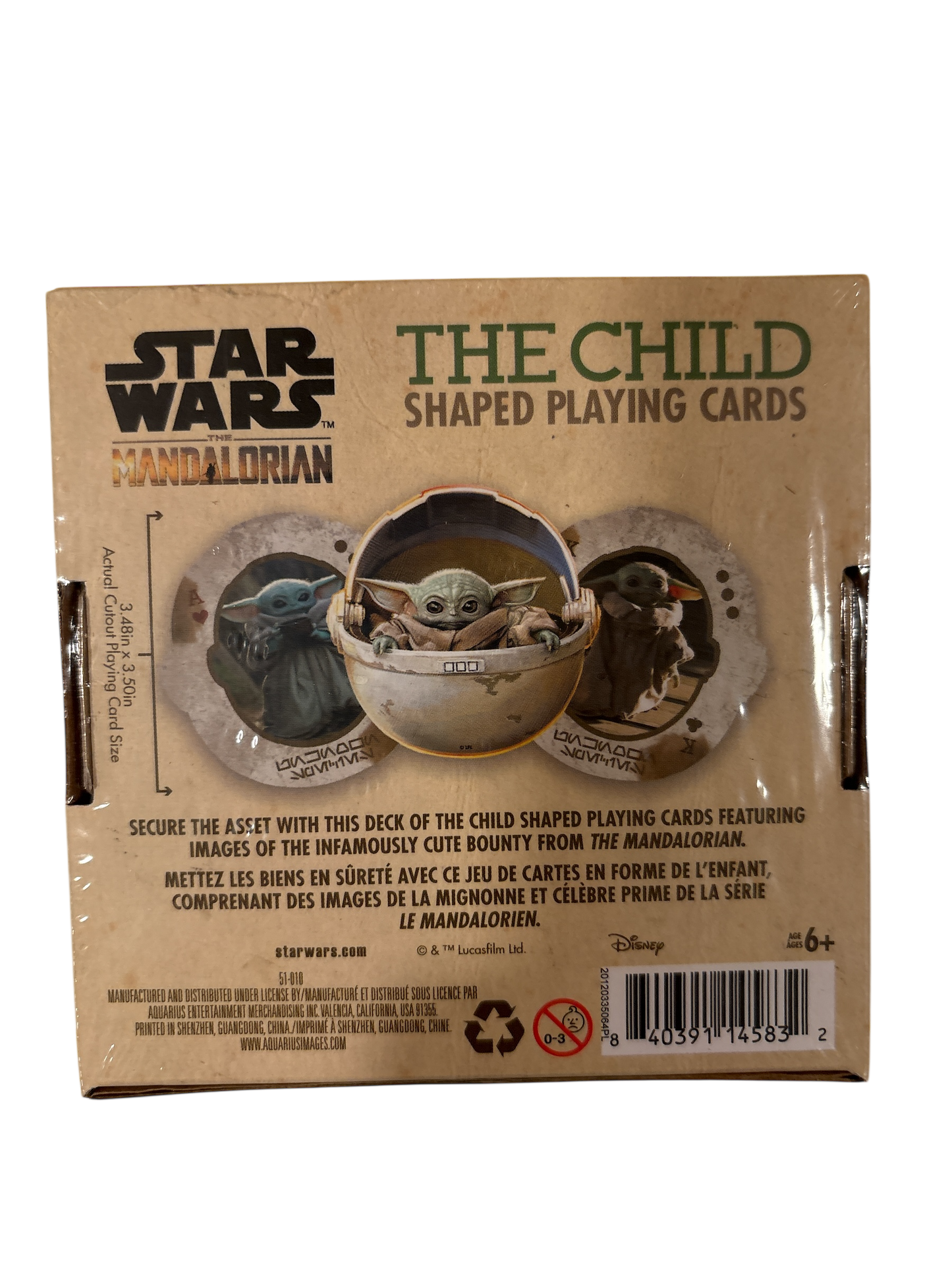 Star Wars The Child Shaped Playing Cards