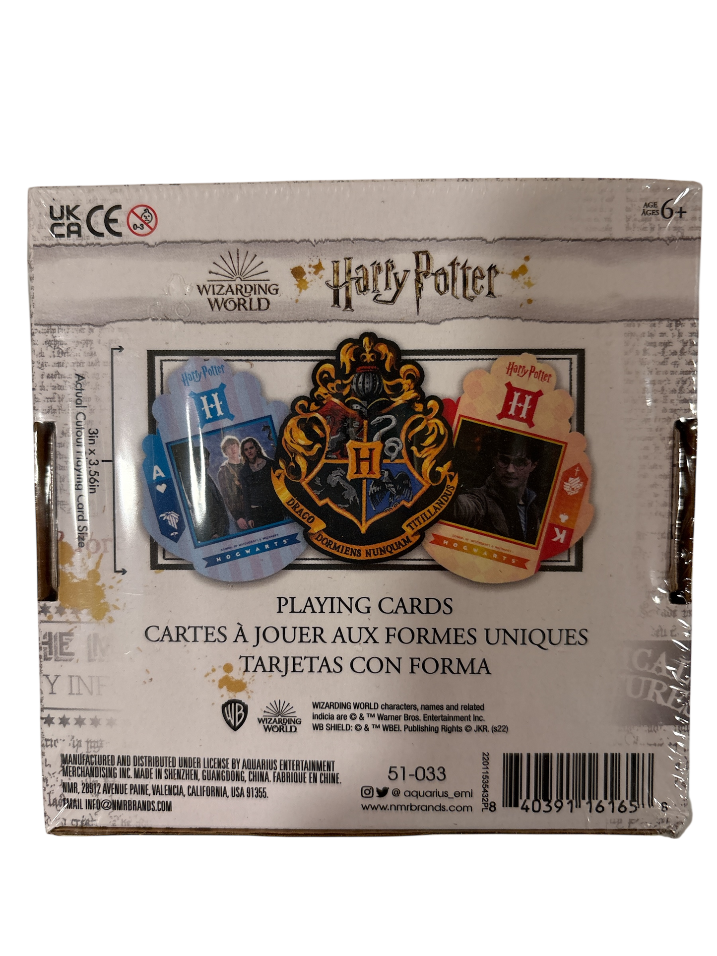 Harry Potter Shaped Playing Cards