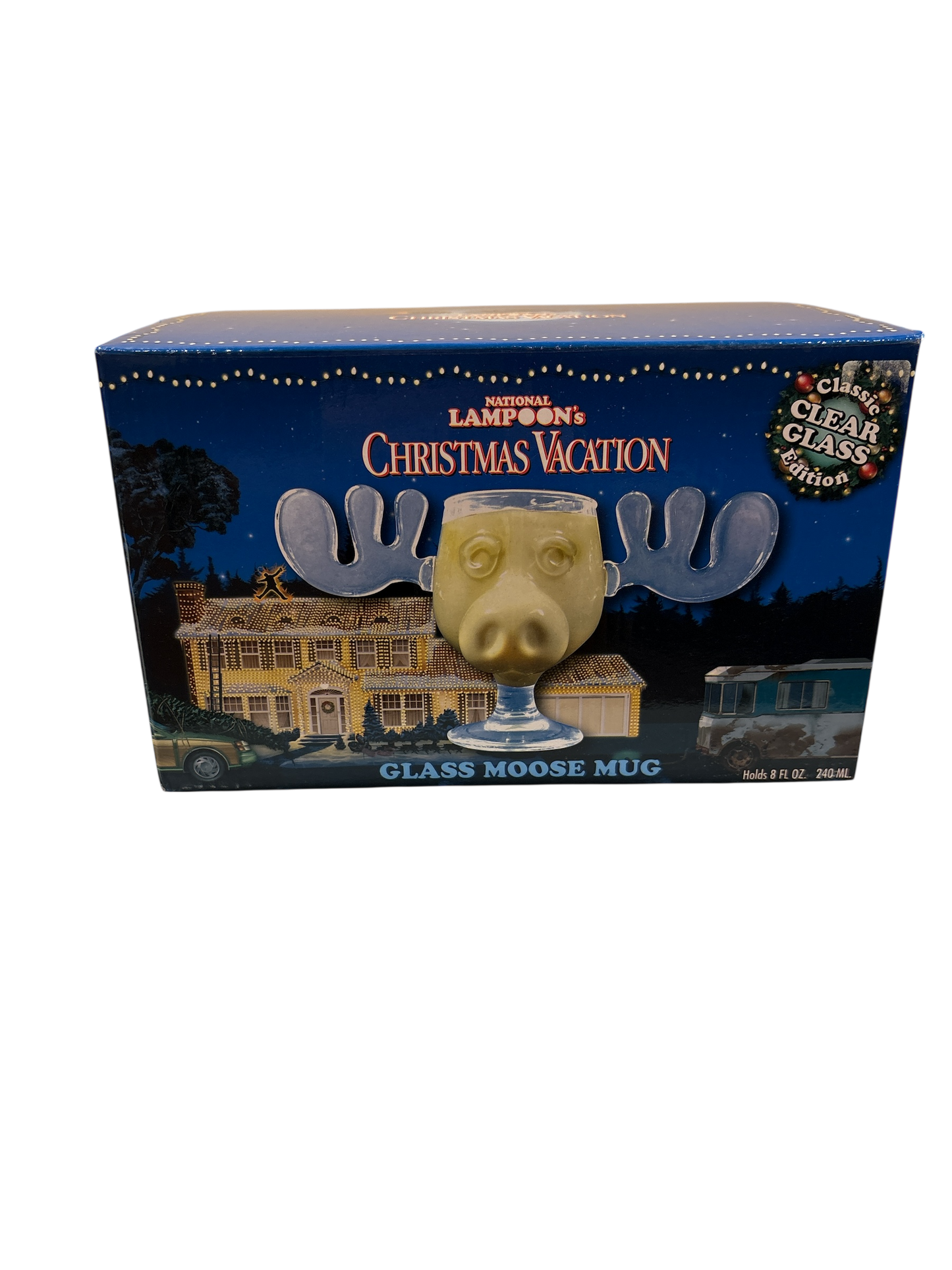 National Lampoon's Christmas Vacation Glass Moose Mug