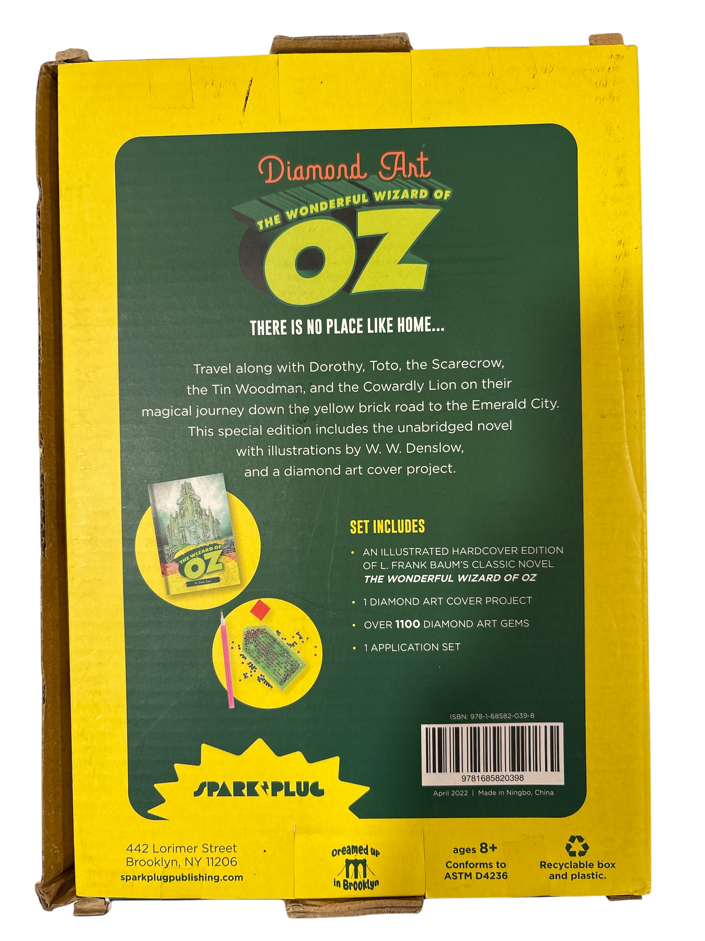 The Wonderful Wizard of Oz Diamond Art Gift Set