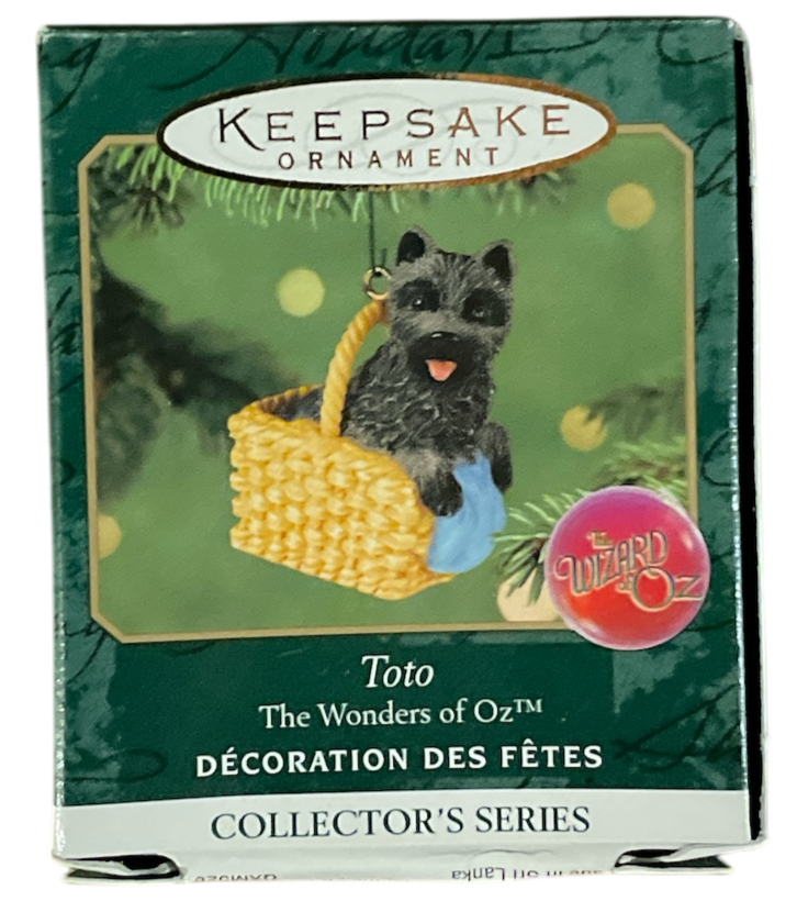 Toto Mini Ornament 2001 Hallmark Keepsake Ornament