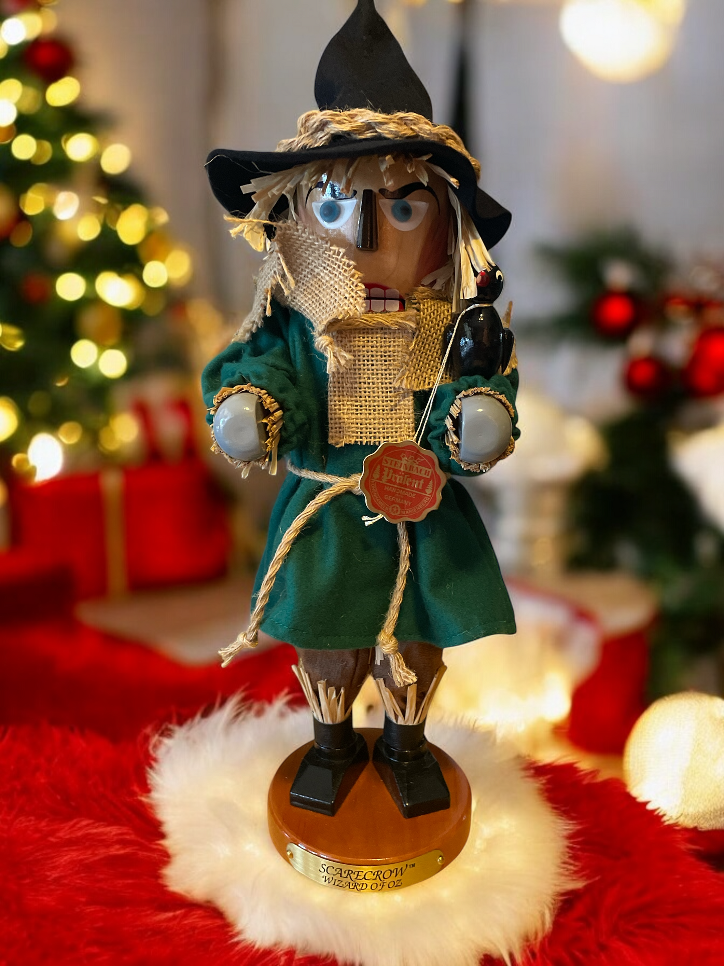 Wizard of Oz Scarecrow Steinbach Nutcracker -Retired & Signed