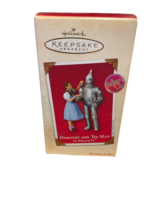 Wizard of Oz Dorothy and Tin Man Hallmark Keepsake Ornament