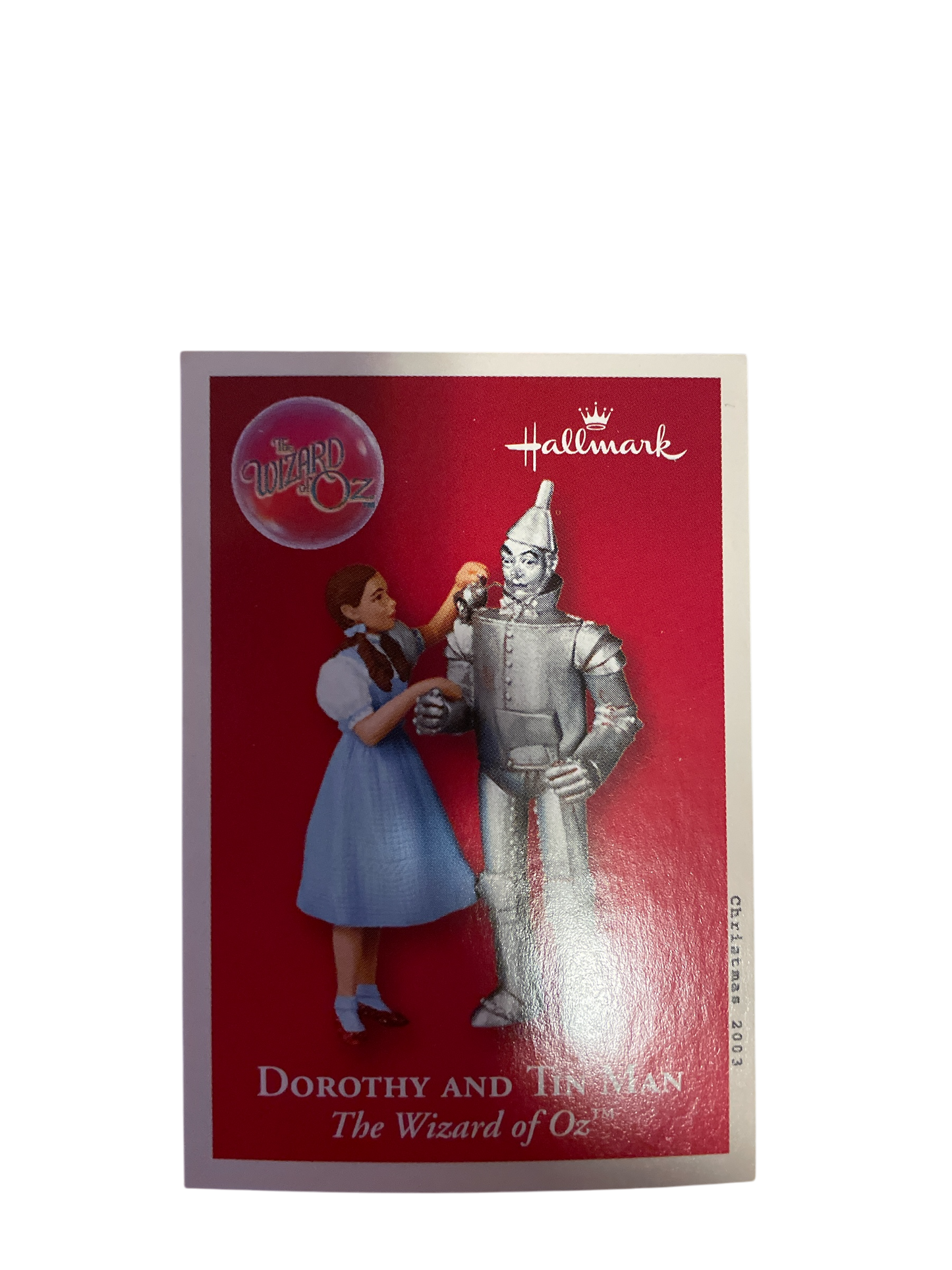 Wizard of Oz Dorothy and Tin Man Hallmark Keepsake Ornament