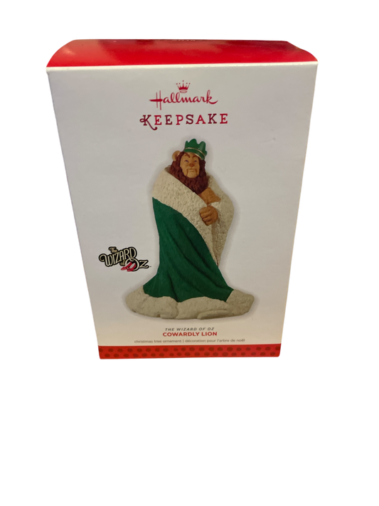 Wizard of Oz Cowardly Lion 2013 Hallmark Keepsake Ornament