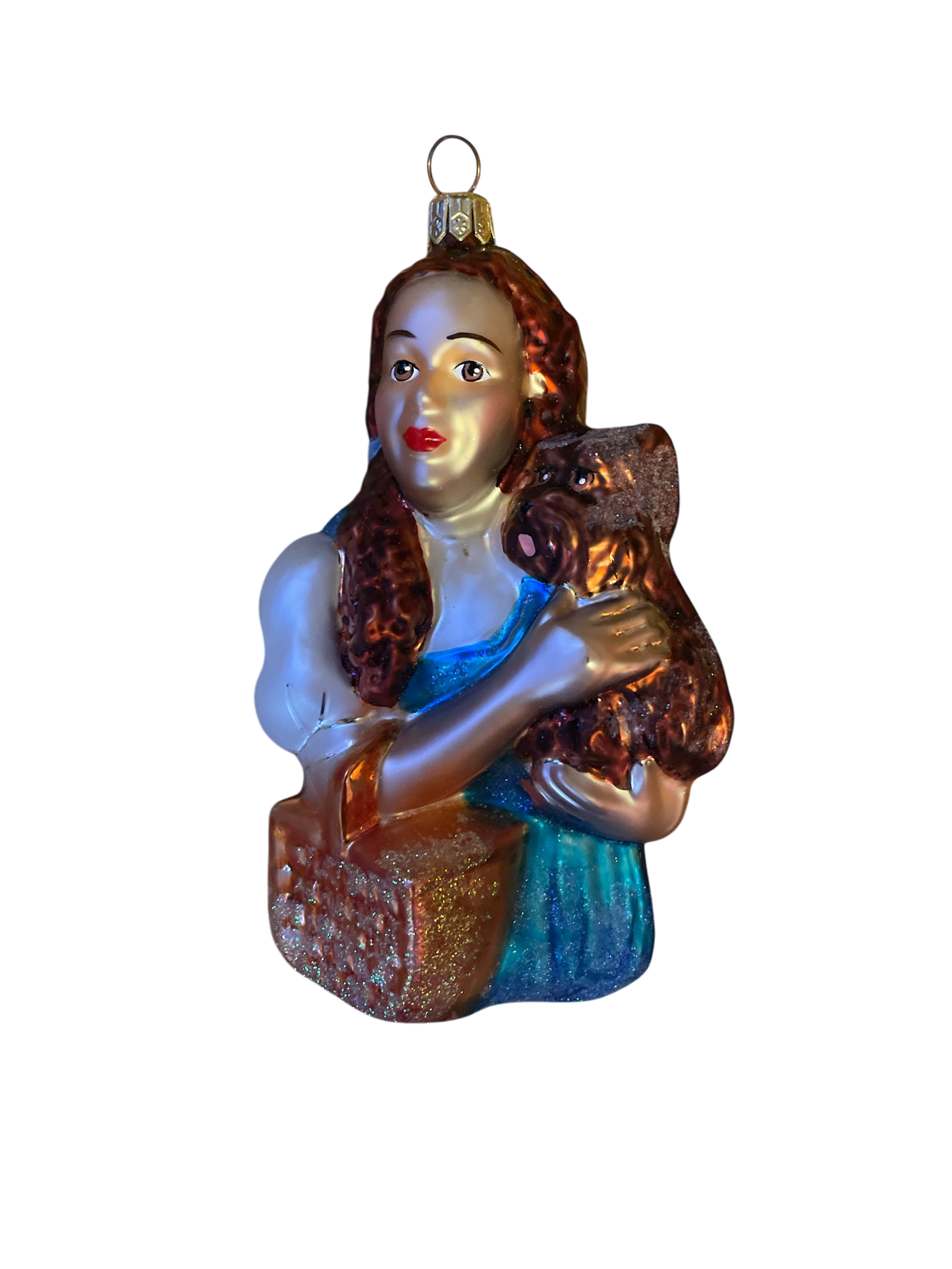 Wizard of Oz Dorothy & Toto Christopher Radko Glass Ornament