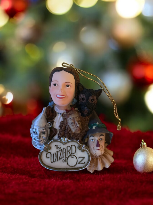 Wizard of Oz Dorothy, Toto, and Friends Resin Ornament