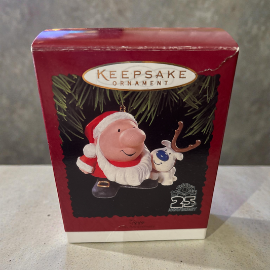 Ziggy with Fuzz 25th Anniversary 1996 Hallmark Keepsake Ornament
