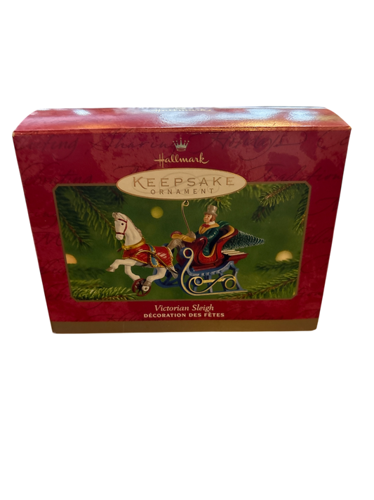Hallmark Victorian Sleigh 2001 Keepsake Ornament