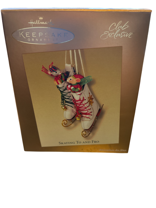 Hallmark Skating To and Fro 2003 Keepsake Ornament