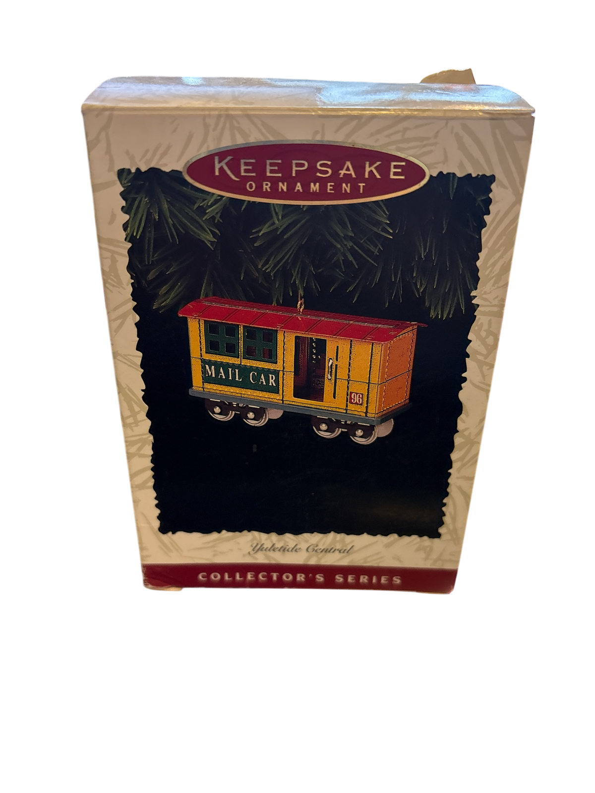Hallmark Yuletide Central Mail Car 1996 Keepsake Ornament