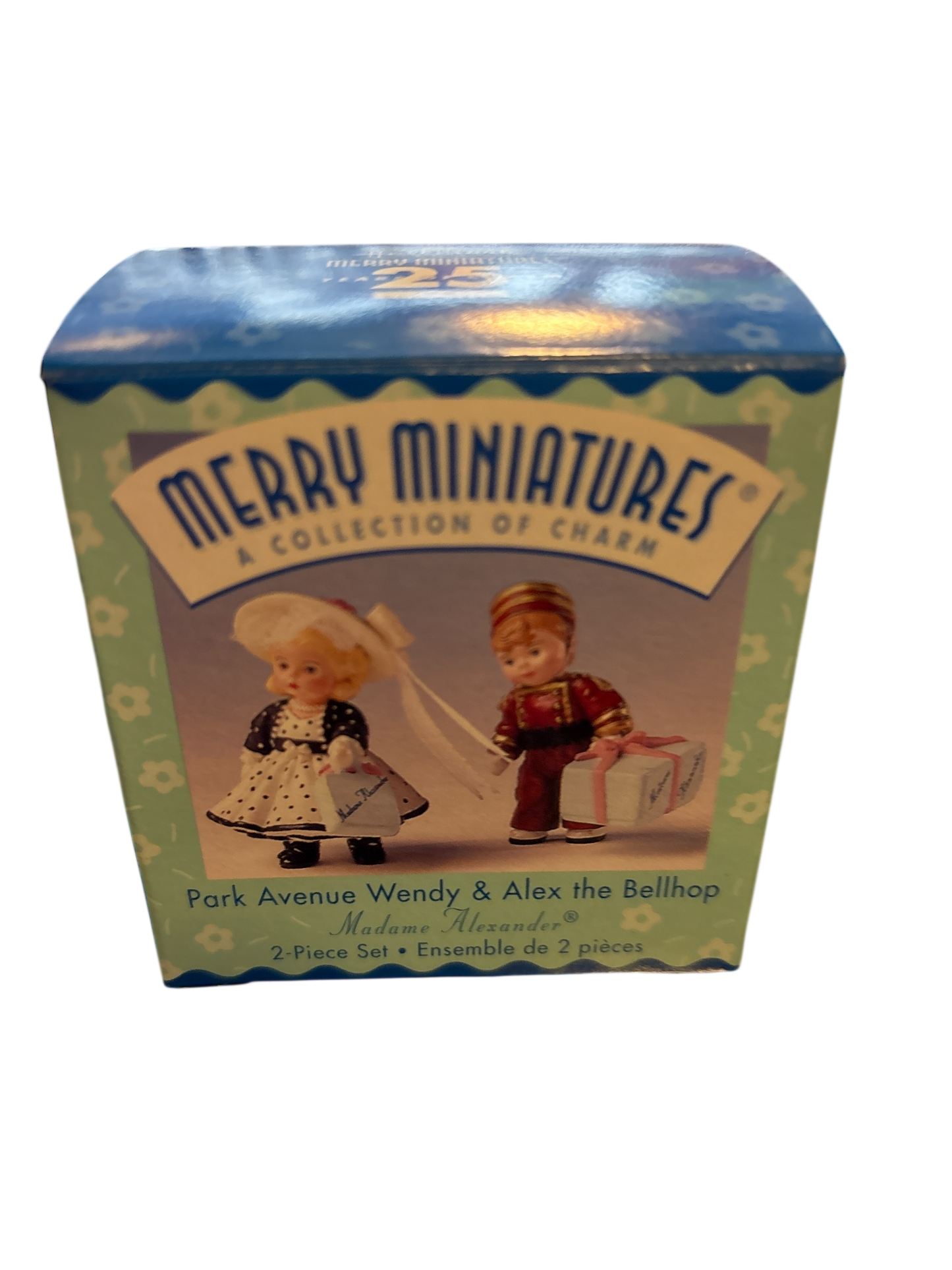 Hallmark Park Avenue Wendy & Alex Bellhop 1999 Merry Miniatures Ornament